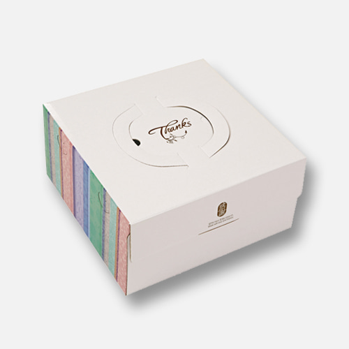 [8510] 미앤미 떡케익 박스 - 100개l size : 350 x 350 x 135 l